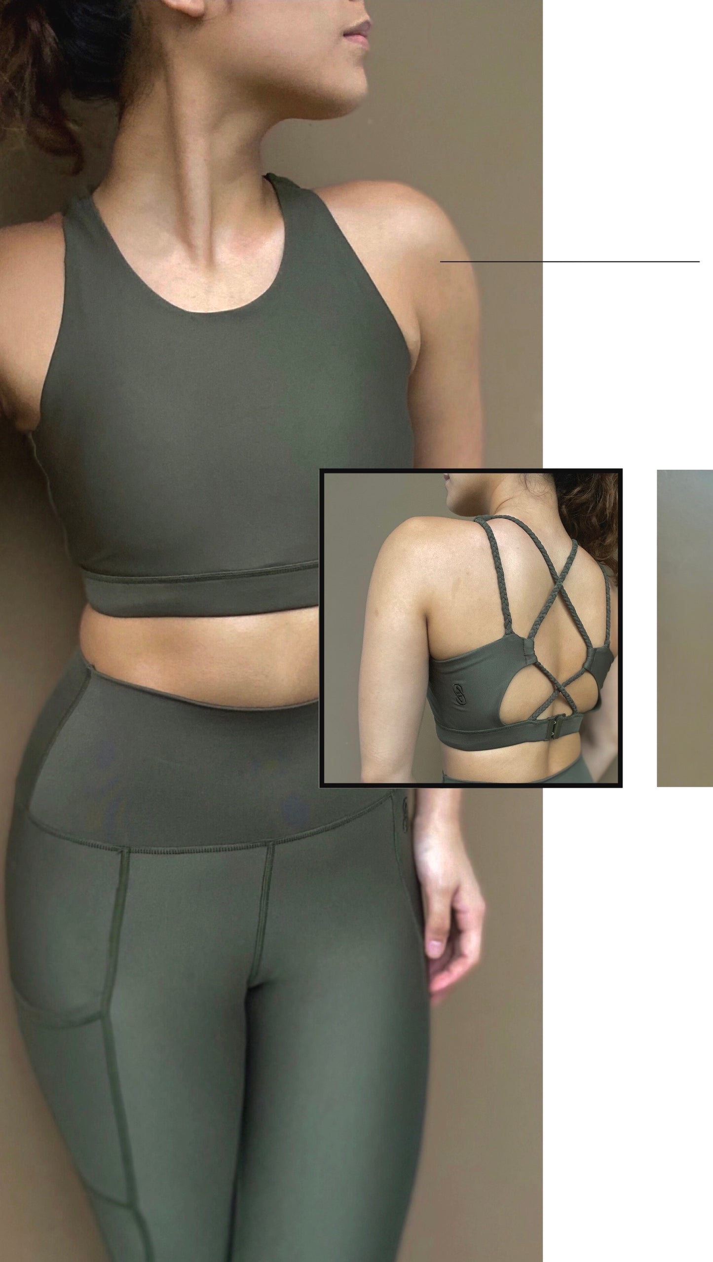 TROPIC Halter Weave Sports Bra